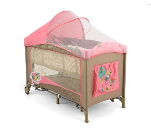 Milly Mally Łóżeczko Mirage Deluxe Pink Cow Milly Mally Łóżeczko Mirage Deluxe Pink Cow