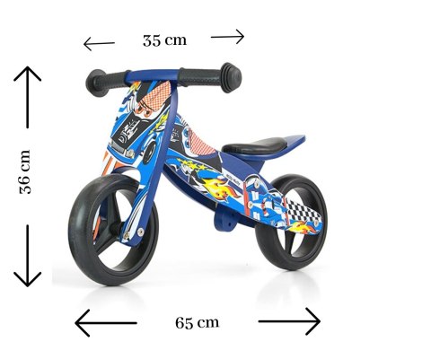 Milly Mally Pojazd Jake Blue Cars Jeździk chodzik pchacz Niebieski dwufunkcyjność (rowerek trójkołowy lub dwukołowy) Milly Mally Pojazd Jake Blue Cars Jeździk chodzik pchacz Niebieski dwufunkcyjność (rowerek trójkołowy lub dwukołowy)
