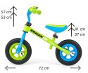 Milly Mally Rowerek Biegowy Dragon Air Green regulacja wysokości siodełka i kierownicy 2 lata + Milly Mally Rowerek Biegowy Dragon Air Green regulacja wysokości siodełka i kierownicy 2 lata +