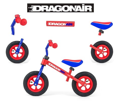 Milly Mally Rowerek Biegowy Dragon Air Red-Blue Milly Mally Rowerek Biegowy Dragon Air Red-Blue