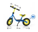 Milly Mally Rowerek Biegowy Dusty 10" Blue-Yellow Milly Mally Rowerek Biegowy Dusty 10" Blue-Yellow