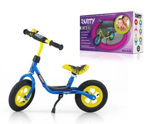 Milly Mally Rowerek Biegowy Dusty 10" Blue-Yellow Milly Mally Rowerek Biegowy Dusty 10" Blue-Yellow