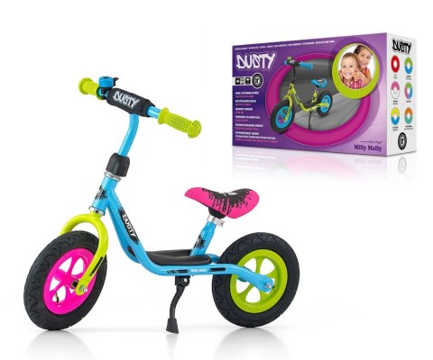 Milly Mally Rowerek Biegowy Dusty 10" Multikolor Milly Mally Rowerek Biegowy Dusty 10" Multikolor