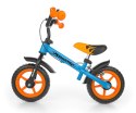 Milly Mally Rowerek biegowy Dragon z hamulcem blue-orange regulacja wysokości siodełka i kierownicy ogranicznik skrętu dzwonek Milly Mally Rowerek biegowy Dragon z hamulcem blue-orange regulacja wysokości siodełka i kierownicy ogranicznik skrętu dzwonek