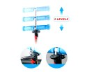 Milly Mally Scooter Magic Blue Jeździk Hulajnoga Niebiesko-Czarna hamulec aluminium świecące koła regulowana wys. kierownicy Milly Mally Scooter Magic Blue Jeździk Hulajnoga Niebiesko-Czarna hamulec aluminium świecące koła regulowana wys. kierownicy