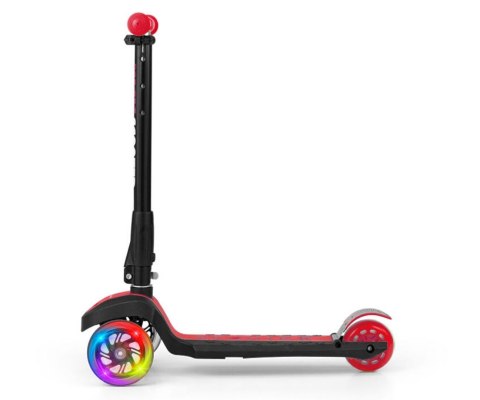 Milly Mally Hulajnoga Jeździk Scooter Magic Red Czerwony aluminium włókno szklane świecące koła z hamulcem 3 lata+ reg. wysokość Milly Mally Hulajnoga Jeździk Scooter Magic Red Czerwony aluminium włókno szklane świecące koła z hamulcem 3 lata+ reg. wysokość