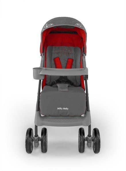 Milly Mally Wózek Vip Black-Gray Milly Mally Wózek Vip Black-Gray