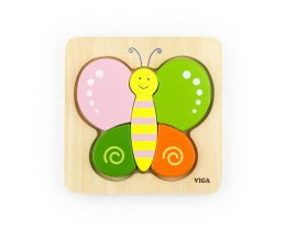 Viga Viga 50170 Pierwsze puzzle maluszka - motyl
