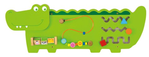 Viga Viga 50469 Sensoryczna tablica manipulacyjna - krokodyl Viga Viga 50469 Sensoryczna tablica manipulacyjna - krokodyl