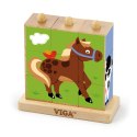 Viga Viga 50833 Kostki logiczne - farma Viga Viga 50833 Kostki logiczne - farma