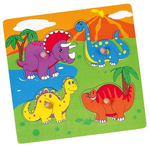 Viga Viga 59565 Puzzle niespodzianka - dinozaury Viga Viga 59565 Puzzle niespodzianka - dinozaury