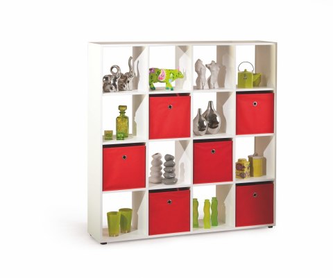 REGAŁ OTWARTY CABOTO 16 Halmar BIAŁY płyta meblowa laminowana 139x33 DO SALONU POKOJU DLA DZIECKA REGAŁ OTWARTY CABOTO 16 Halmar BIAŁY płyta meblowa laminowana 139x33 DO SALONU POKOJU DLA DZIECKA