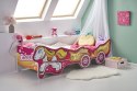 Halmar łóżko CINDERELLA z materacem, z regulacją długości wielobarwny, płyta laminowana obrzeża miękkie PVC