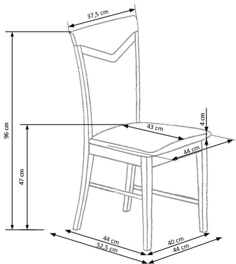 Halmar CITRONE krzesło czereśnia ant. II / tap: MESH 1 Halmar CITRONE krzesło czereśnia ant. II / tap: MESH 1