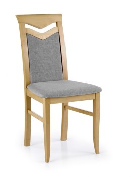 Halmar CITRONE krzesło dąb miodowy / tap: INARI 91
