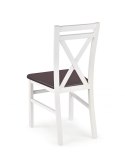 Halmar DARIUSZ 2 krzesło biały / ciemny orzech