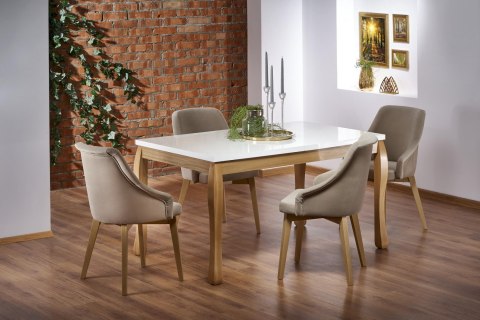 Halmar DONOVAN stół kolor blat - dąb naturalny, nogi - dąb craft (140-210x90x75 cm) Halmar DONOVAN stół kolor blat - dąb naturalny, nogi - dąb craft (140-210x90x75 cm)