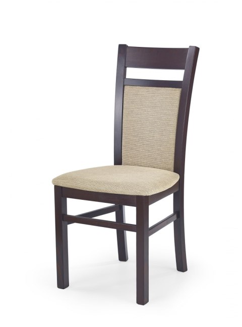 Halmar GERARD2 krzesło ciemny orzech / tap: Torent Beige Halmar GERARD2 krzesło ciemny orzech / tap: Torent Beige