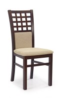 Halmar GERARD3 krzesło ciemny orzech / tap: Torent Beige Halmar GERARD3 krzesło ciemny orzech / tap: Torent Beige