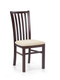 Halmar GERARD7 krzesło ciemny orzech / tap: Torent Beige Halmar GERARD7 krzesło ciemny orzech / tap: Torent Beige