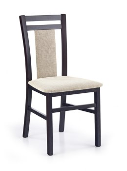 Halmar HUBERT8 krzesło drewniane wenge / tap: Vila 2
