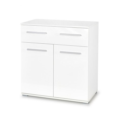 KOMODA Z SZUFLADĄ BIAŁA LIMA KM-1 Halmar PŁYTA LAMINOWANA OBRZEŻA ABS DO SALONU SYPIALNI POKOJU KOMODA Z SZUFLADĄ BIAŁA LIMA KM-1 Halmar PŁYTA LAMINOWANA OBRZEŻA ABS DO SALONU SYPIALNI POKOJU