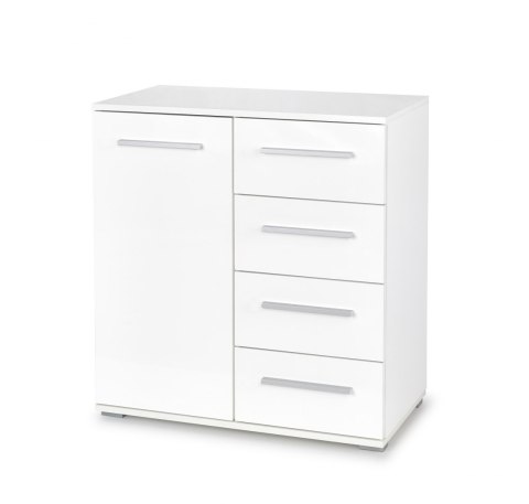 KOMODA LIMA KM-2 DRZWI SZUFLADY Halmar PŁYTA LAMINOWANA obrzeża ABS BIAŁA POŁYSK 77x40 KOMODA LIMA KM-2 DRZWI SZUFLADY Halmar PŁYTA LAMINOWANA obrzeża ABS BIAŁA POŁYSK 77x40