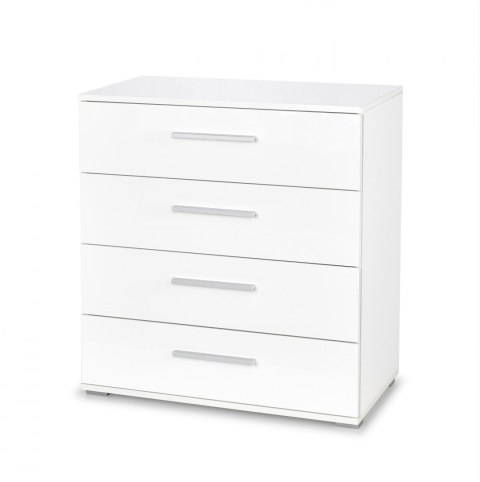 KOMODA Z SZUFLADAMI LIMA KM-3 Halmar MDF laminowany BIAŁY WYSOKI POŁYSK obrzeża ABS 77x40 KOMODA Z SZUFLADAMI LIMA KM-3 Halmar MDF laminowany BIAŁY WYSOKI POŁYSK obrzeża ABS 77x40