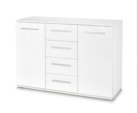 KOMODA Z SZUFLADAMI LIMA KM-4 Halmar BIAŁA MDF laminat OBRZEŻA ABS DO SALONU DO SYPIALNI KOMODA Z SZUFLADAMI LIMA KM-4 Halmar BIAŁA MDF laminat OBRZEŻA ABS DO SALONU DO SYPIALNI