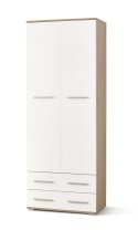 REGAŁ LIMA Z SZUFLADAMI REG2 Halmar DĄB SONOMA / BIAŁY POŁYSK płyta laminowana OBRZEŻA ABS DLA DZIECKA DO SYPIALNI SALONU POKOJU REGAŁ LIMA Z SZUFLADAMI REG2 Halmar DĄB SONOMA / BIAŁY POŁYSK płyta laminowana OBRZEŻA ABS DLA DZIECKA DO SYPIALNI SALONU POKOJU