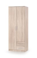 SZAFA DWUDRZWIOWA Z SZUFLADAMI NA UBRANIA LIMA S-2 Halmar DĄB SONOMA MDF laminat OBRZEŻA ABS szuflady SZAFA DWUDRZWIOWA Z SZUFLADAMI NA UBRANIA LIMA S-2 Halmar DĄB SONOMA MDF laminat OBRZEŻA ABS szuflady