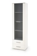Halmar witryna LIMA W-1 biały połysk, płyta laminowana obrzeża ABS, szkło Halmar witryna LIMA W-1 biały połysk, płyta laminowana obrzeża ABS, szkło