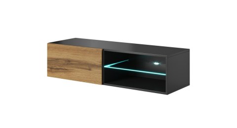 Halmar LIVO RTV 120 wisząca korpus antracyt, front dąb votan Halmar LIVO RTV 120 wisząca korpus antracyt, front dąb votan