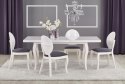 Halmar stół MOZART 140-180x80 biały blat płyta laminowana obrzeża ABS, nogi lite drewno bukowe Halmar stół MOZART 140-180x80 biały blat płyta laminowana obrzeża ABS, nogi lite drewno bukowe