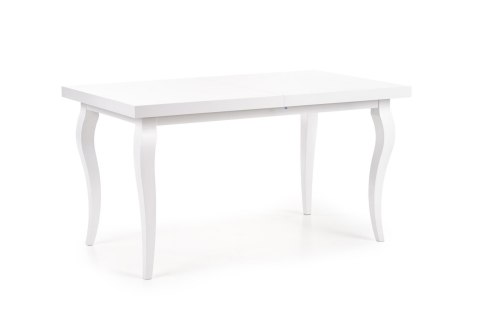 Halmar stół MOZART 140-180x80 biały blat płyta laminowana obrzeża ABS, nogi lite drewno bukowe Halmar stół MOZART 140-180x80 biały blat płyta laminowana obrzeża ABS, nogi lite drewno bukowe