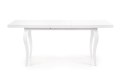 Halmar stół MOZART 140-180x80 biały blat płyta laminowana obrzeża ABS, nogi lite drewno bukowe Halmar stół MOZART 140-180x80 biały blat płyta laminowana obrzeża ABS, nogi lite drewno bukowe
