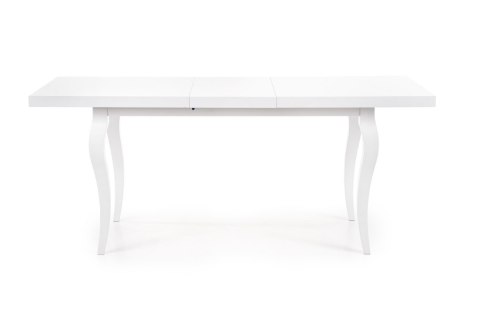 Halmar stół MOZART 140-180x80 biały blat płyta laminowana obrzeża ABS, nogi lite drewno bukowe Halmar stół MOZART 140-180x80 biały blat płyta laminowana obrzeża ABS, nogi lite drewno bukowe