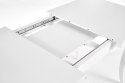 Halmar stół MOZART 140-180x80 biały blat płyta laminowana obrzeża ABS, nogi lite drewno bukowe Halmar stół MOZART 140-180x80 biały blat płyta laminowana obrzeża ABS, nogi lite drewno bukowe