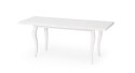 Halmar stół MOZART 160-240x90 biały MDF laminowany obrzeża ABS, nogi lite drewno bukowe Halmar stół MOZART 160-240x90 biały MDF laminowany obrzeża ABS, nogi lite drewno bukowe