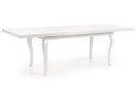 Halmar stół MOZART 160-240x90 biały MDF laminowany obrzeża ABS, nogi lite drewno bukowe Halmar stół MOZART 160-240x90 biały MDF laminowany obrzeża ABS, nogi lite drewno bukowe