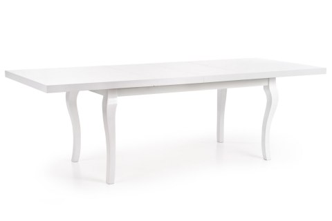 Halmar stół MOZART 160-240x90 biały MDF laminowany obrzeża ABS, nogi lite drewno bukowe Halmar stół MOZART 160-240x90 biały MDF laminowany obrzeża ABS, nogi lite drewno bukowe