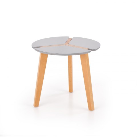 Halmar ława ZETA popiel MDF lakier, drewno buk fi50 Halmar ława ZETA popiel MDF lakier, drewno buk fi50