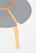 Halmar ława ZETA popiel MDF lakier, drewno buk fi50 Halmar ława ZETA popiel MDF lakier, drewno buk fi50