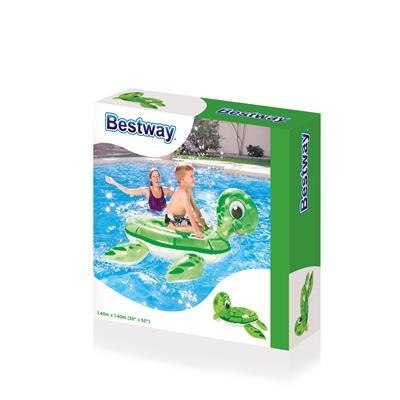 Bestway BESTWAY 41041 DMUCHANY ŻÓŁWIK DO PŁYWANIA 140cm x 140cm ZIELONY WINYLOWY Z WYTRZYMAŁYMI UCHWYTAMI Bestway BESTWAY 41041 DMUCHANY ŻÓŁWIK DO PŁYWANIA 140cm x 140cm ZIELONY WINYLOWY Z WYTRZYMAŁYMI UCHWYTAMI
