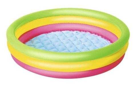 BESTWAY 51104 BASEN DMUCHANY OKRĄGŁY TRZY KOLORY MEDIUM 102cm x 25cm miękka dmuchana podłoga winylowy pojemność 62 l BESTWAY 51104 BASEN DMUCHANY OKRĄGŁY TRZY KOLORY MEDIUM 102cm x 25cm miękka dmuchana podłoga winylowy pojemność 62 l