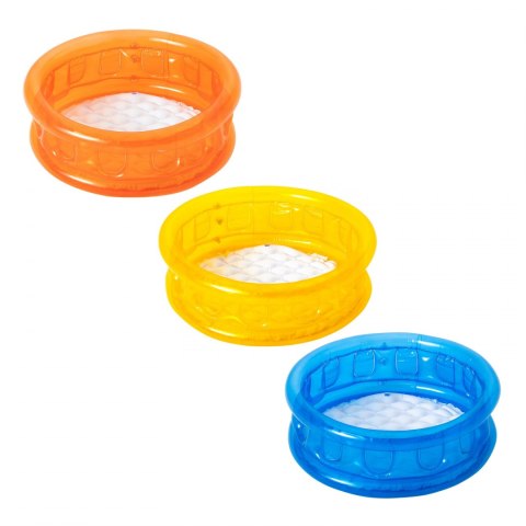 Bestway BESTWAY 51112 MINI BASENIK TRANSPARENTNY 64cm x 24cm ŻÓŁTY Bestway BESTWAY 51112 MINI BASENIK TRANSPARENTNY 64cm x 24cm ŻÓŁTY