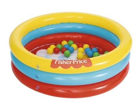Bestway BESTWAY 93501 FISHER PRICE MINI BASENIK Z KULKAMI 91cm x 25cm + 25 PIŁECZEK Bestway BESTWAY 93501 FISHER PRICE MINI BASENIK Z KULKAMI 91cm x 25cm + 25 PIŁECZEK
