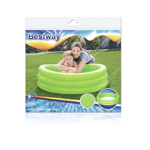 Bestway Bestway 51024 BASENIK DMUCHANY 102cm x 25cm ZIELONY Bestway Bestway 51024 BASENIK DMUCHANY 102cm x 25cm ZIELONY
