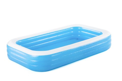 Bestway 54009 DUŻY BASEN DMUCHANY FAMILIJNY PROSTOKĄTNY 305cm x 183cm x 56cm winylowy NIEBIESKI zawór spustowy pojemność 1161 L Bestway 54009 DUŻY BASEN DMUCHANY FAMILIJNY PROSTOKĄTNY 305cm x 183cm x 56cm winylowy NIEBIESKI zawór spustowy pojemność 1161 L