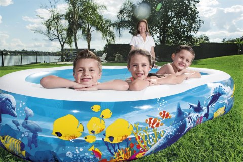 Bestway Bestway 54118 BASEN DMUCHANY FAMILIJNY RAFA KORALOWA 262cm x 157cm x 46cm NIEBIESKI zawór spustowy pojemność 544 L winyl Bestway Bestway 54118 BASEN DMUCHANY FAMILIJNY RAFA KORALOWA 262cm x 157cm x 46cm NIEBIESKI zawór spustowy pojemność 544 L winyl